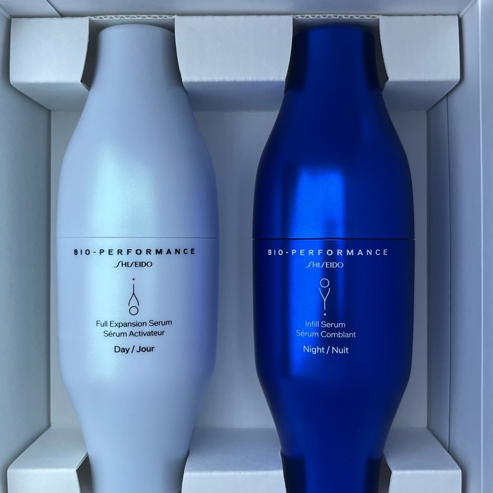 NIB Shiseido Bio-Performance Skin Filler Serums Night & Day Serum 30 mL 1 Fl Oz